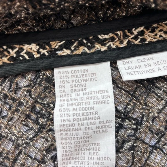 Jones New York Tweed Women's blazer/suit jacket - Picture 5 of 5